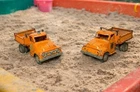 1956 Tonka State Hi-Way Dump Trucks  - Pair