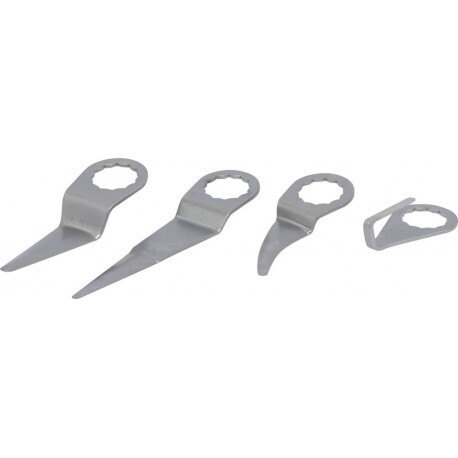 Couteau pour décolle pare-brise en lot de 4 lames en acier
