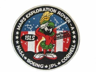 Mars Exploration Rover 4'' Patch- NASA JPL with Marvin Martian