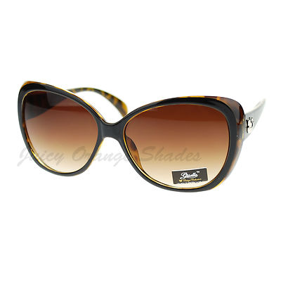Oversize Round Cat Eye Butterfly Sunglasses Women's Designer Shades