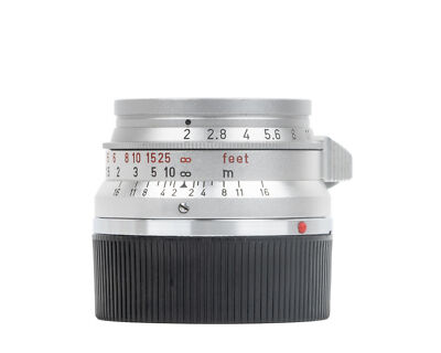 Leica Leitz Canada Summicron 35mm f/2 No.201xxxx 8 Elements Silver