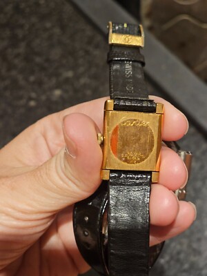 Cartier women 2712 ELECTROPLATED 18K GOLD | eBay