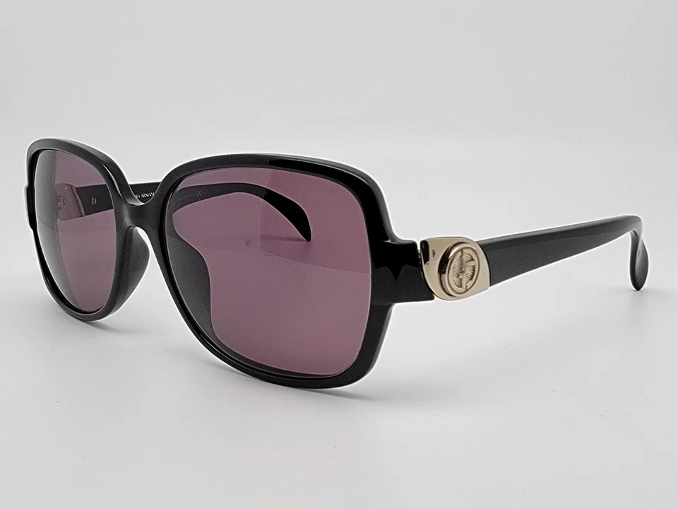 Gafas de sol Giorgio Armani GA754/S D28Y1 negras SOLO MARCO Italia 56-17-130 Foto 3 de 4