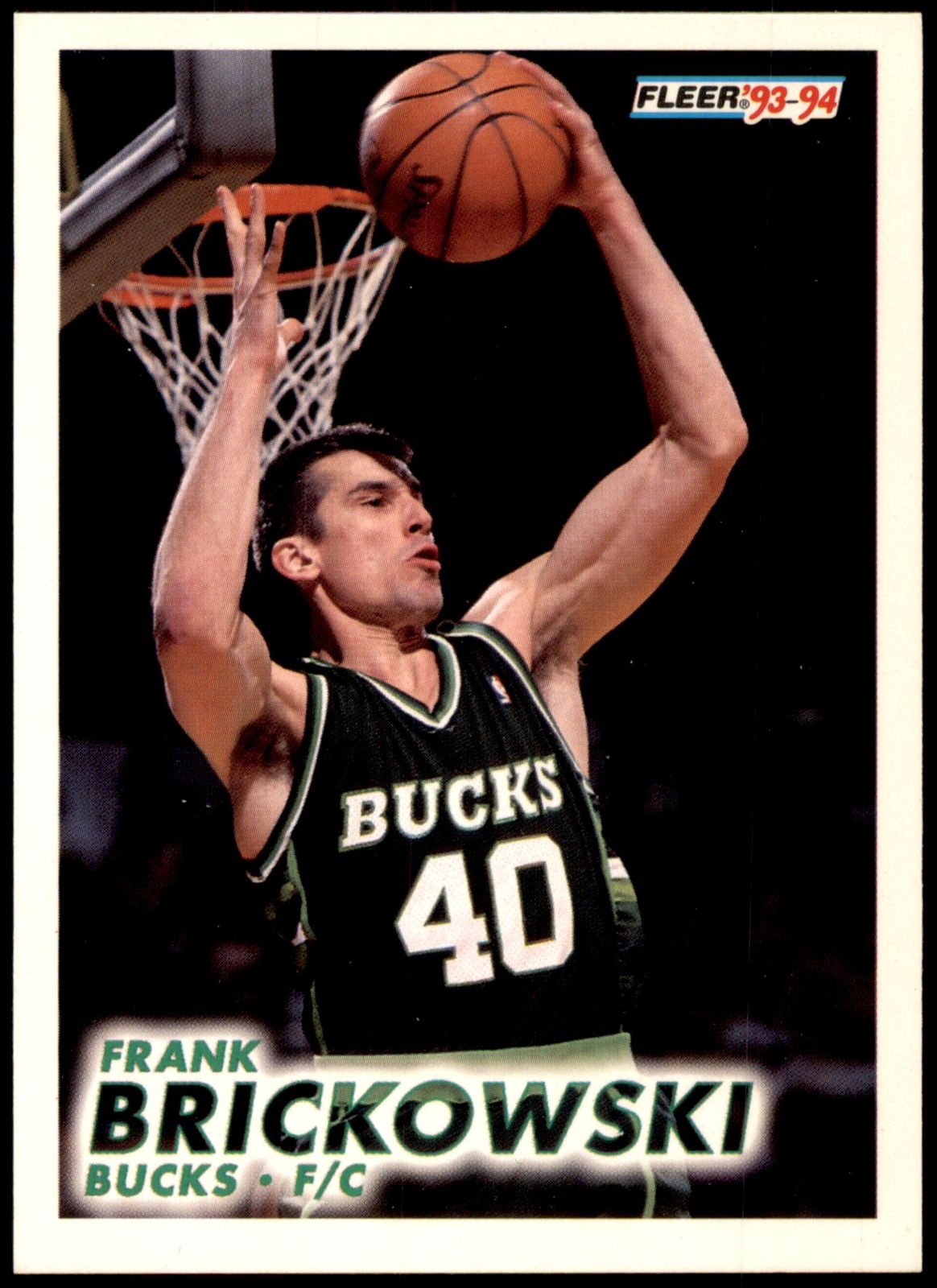 Frank Brickowski #116 1993-94 Fleer
