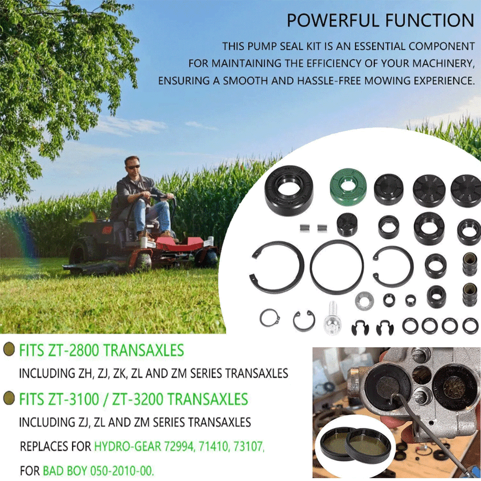 ZT-2800 Repair Kit Hydro-Gear Transmission Seal Kit - 30pc Rebuild