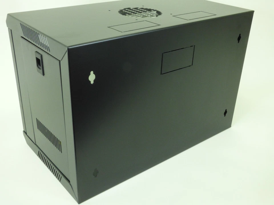 4U Black 300mm Deep 19" Data AV Rack DATA Rack Data Cabinet comms cabinet - Image 3 of 4