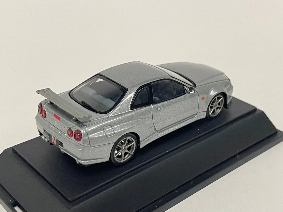 1/43 Ebbro Nissan Skyline GT-R R34 V.SPEC in Dark Silver   #58   CS1072 - Image 3 of 4