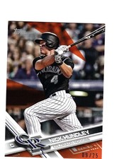 Nick Hundley 2017 Topps Mini Orange #108, 09/25 Online Exclusive!