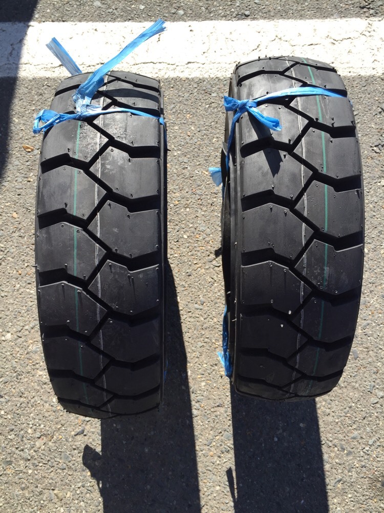 Two 5.00-8 500-8 Forklift Tire With Tubes D306 8 Ply Heavy Duty Industrial