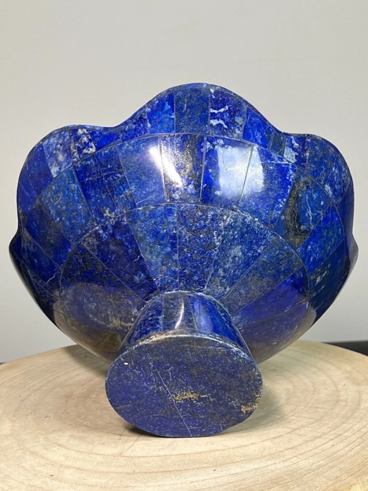 Schalen Handgefertigte Serpentine mit Lapislazuli - Bild 3 von 4