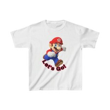 Super mario-Kids Heavy Cotton  Tee