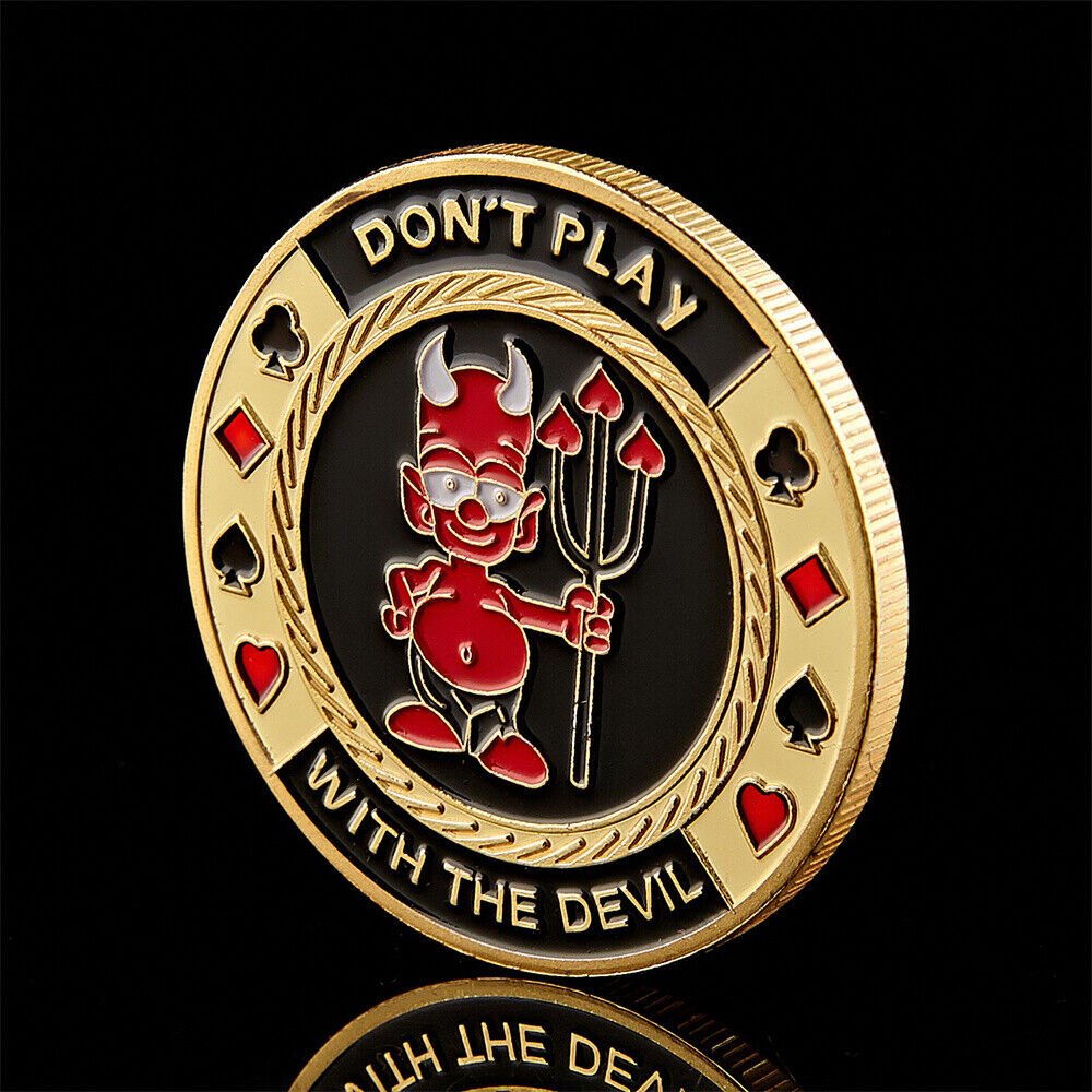 Poker Chip Don't Play with The Devil