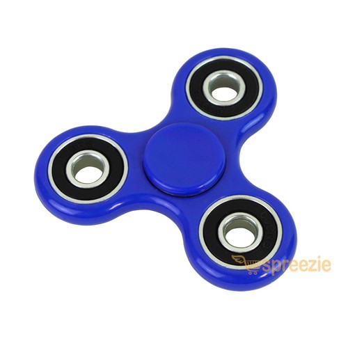 Blue Hand Spinner Fidget Toy Anxiety 