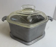 Vintage Guardian Service Cookware Heart Casserole Pot with Glass Lid⚡nice⚡