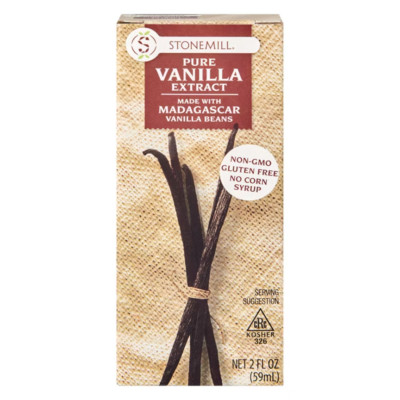 Pure Vanilla Extract 2 oz   Premium Quality Natural Vanilla Flavor for Baking