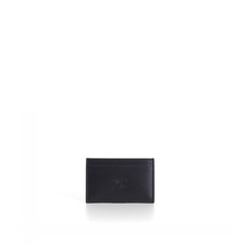 CELINE 420 Card Holder - Black Satinated Calfskin, Triomphe Embossed