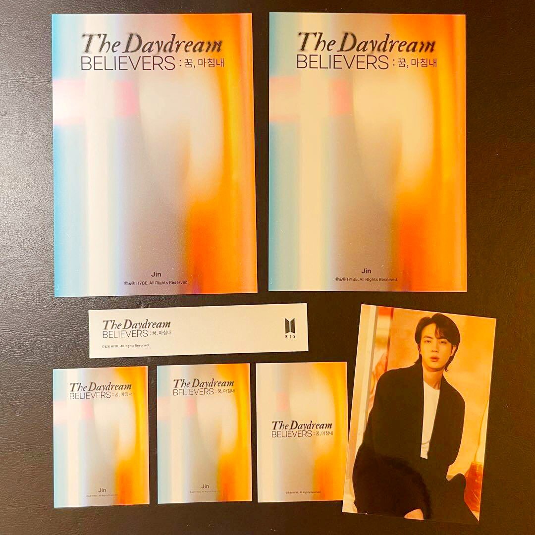 BTS Hybe Insight The Daydream Believers JIN Official Photocard