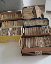 1 LOT DE 2000 CARTES POSTALES ANCIENNES  TYPE PETITES CARTES ET DROUILLE