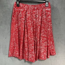 Lularoe red and silver skirt - womens medium - 2 Pockets