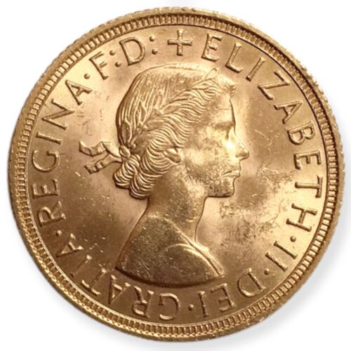 #E5117 - Great Britain : Gold Sovereign Queen Elizabeth - London 1958