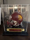OJ Simpson Autographed/Signed USC Trojans Chrome Mini Helmet Heisman  w Case GA