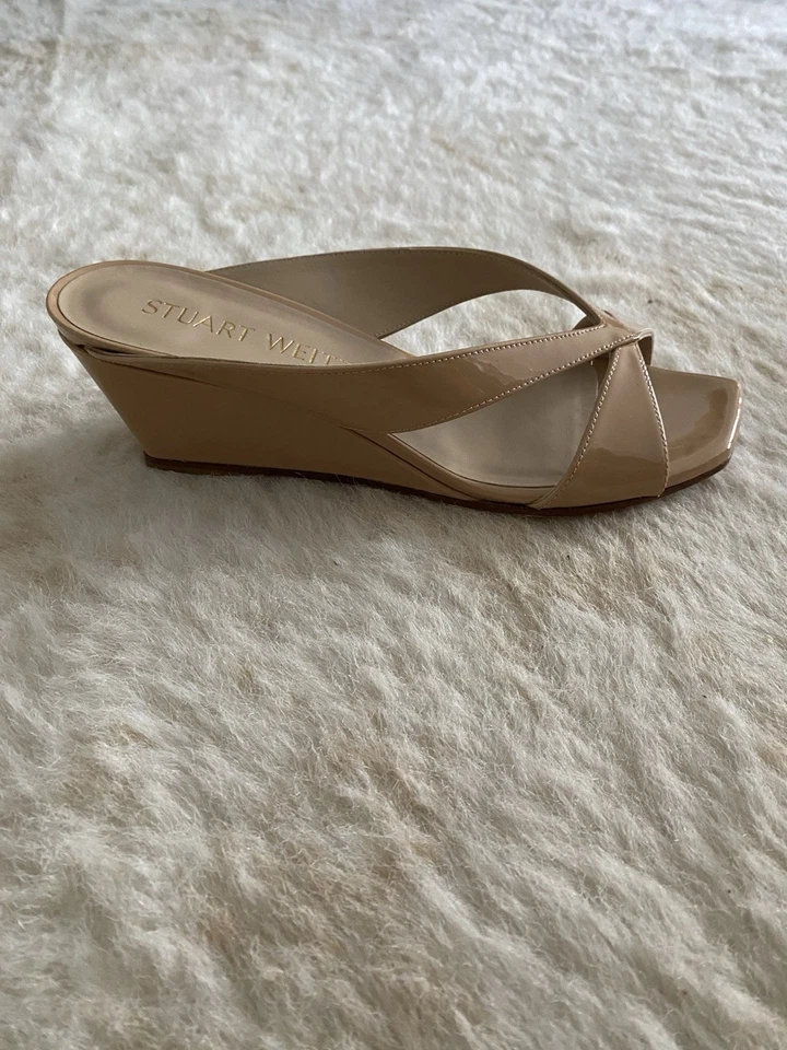 Stuart Weitzman NWOB Miami 50 Wedge Slide Size 7.5B - Image 3 of 4