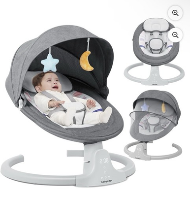 #ad Babyeap Baby Swing for Infants APP Remote Bluetooth BE BC01 $59.99
