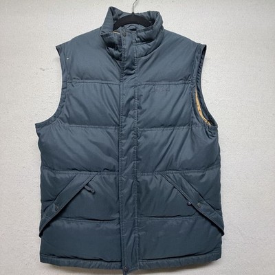 Eddie Bauer Goose Down Vest Mens Teal 650 Fill Power Puffer Outdoor Large *Read*