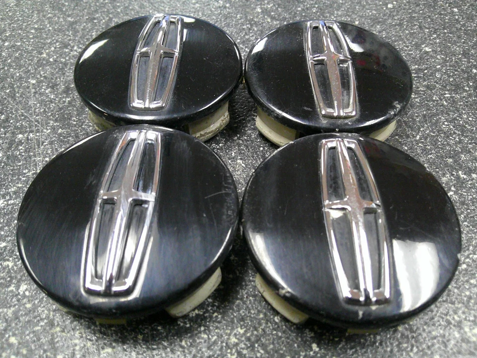 Tapas centrales negras Lincoln MKC OEM 2-1/8" 54 mm DPSC-1A096-AA BA - Juego/4* Foto 3 de 4