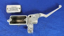 Genuine Harley Davidson EVO 5/8" CHROME Master Cylinder Reservoir & Lever 91-95
