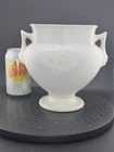 Roseville Ivory 1934 Vintage Art Deco Pottery Ceramic Vase 108-6 With Chip