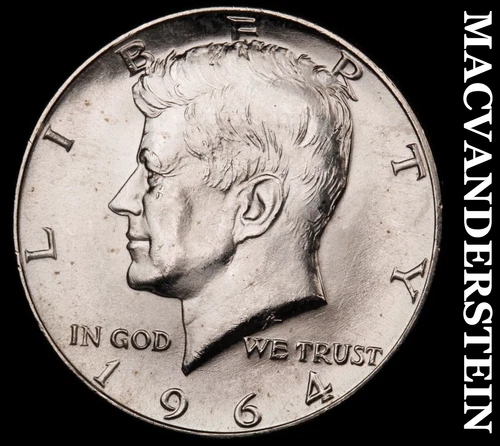 1964 Kennedy Half Dollar- Choice Gem Brilliant Uncirculated  #i3301
