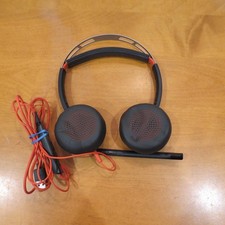 Plantronics Poly Blackwire C5200 USB Headset Wired Earphones Mic Read Descr.