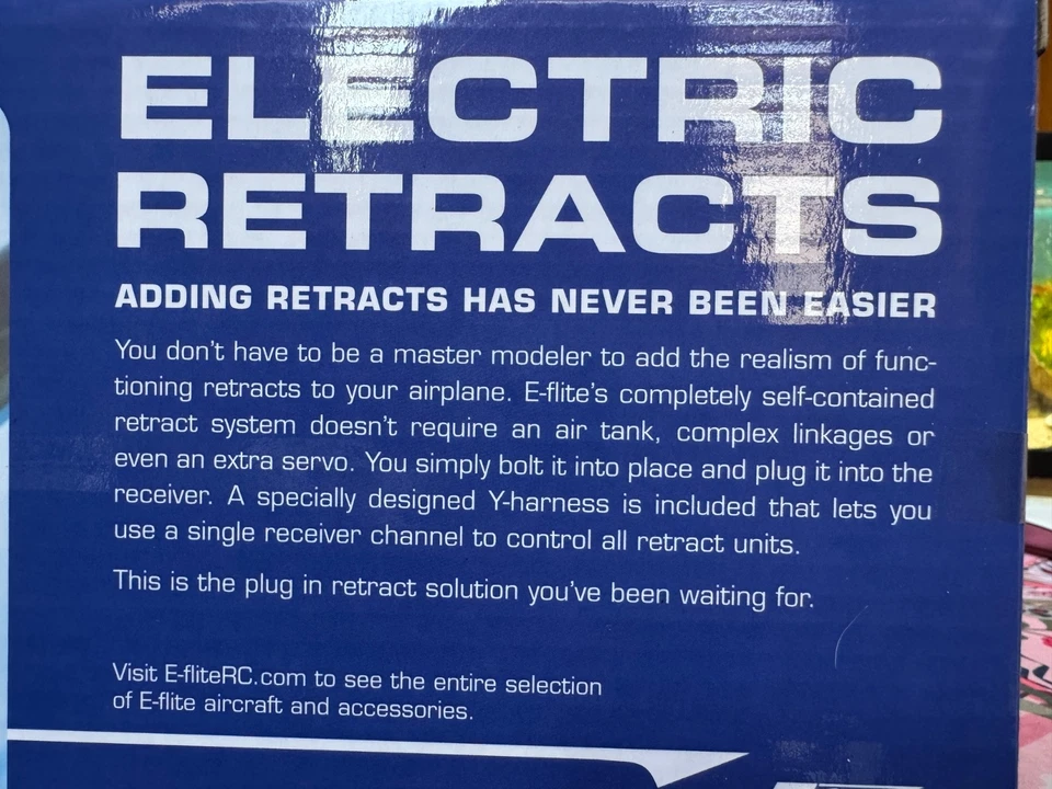 New Eflite E-Flite 10 to 15 .10-.15 Size Main Electric Retracts EFLG100 - Image 4 of 4