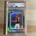 2024 Donruss Optic Preview Jayden Daniels Rated Rookie #389 Holo PSA 10