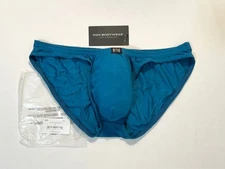 N2N Bodywear Size L  Rayon Blend Essential Bikini Brief - Teal (E22) - Pouch