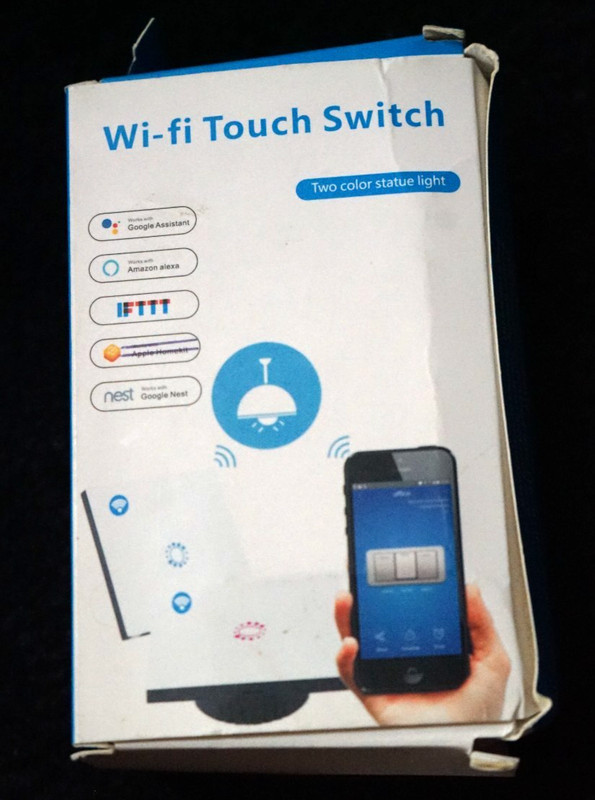 Wifi touch switch use with ios or android phones