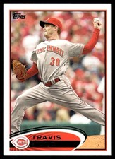 Travis Wood 2012 Topps #142 Cincinnati Reds MLB READ FREE SHIPPING AutographDen