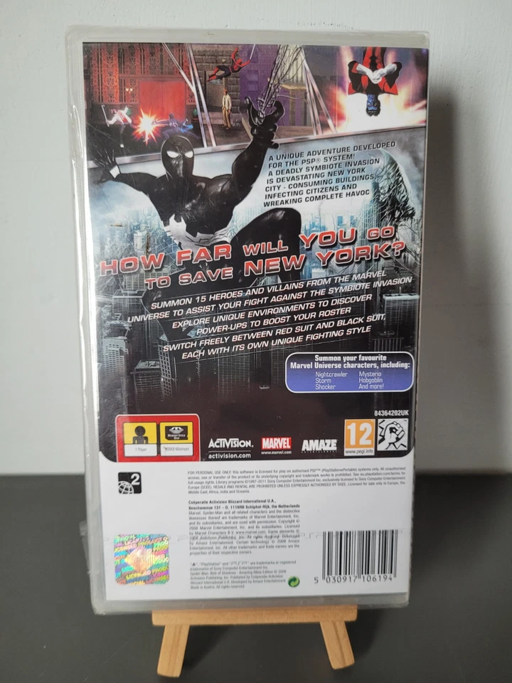 Spider-Man - Web Of Shadows Amazing Allies Edition Essentials PSP - Brand New - Image 2 of 4