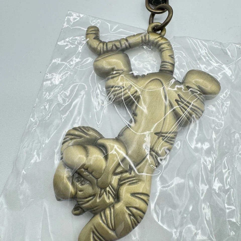 Disney Тигр фигурка золотой цвет олова брелок новый с ярлыками лот 3 - Изображение 2 из 4