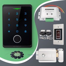 HOMSECUR Weatherproof WIFI Fingerprint RFID Access Control Set Lock APP Unlock