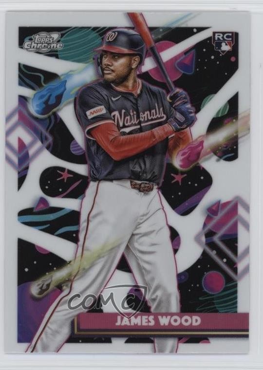 2025 Topps Cosmic Chrome White Hole Refractor James Wood #1 6m7