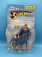 DC Direct Silver Age Superman Robot & Super-Monkey Beppo Figures Brand New See