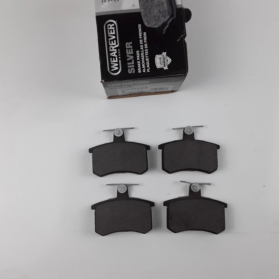 Disc Brake Pad Set Rear Fits Alfa Romeo 164 1991 1993 Audi 100 1989 90 91 92 93 - Image 2 of 4