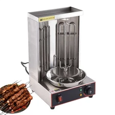 3000W Electric Turkish Barbecue Machine Stainless steel Vertical Countertop BBQ 