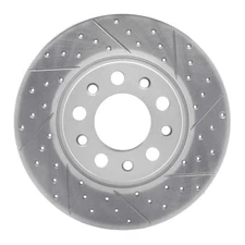 DFC Geoperformance Rotor - Drilled & Slotted fits 2015-2021 Jeep Renegade Compas
