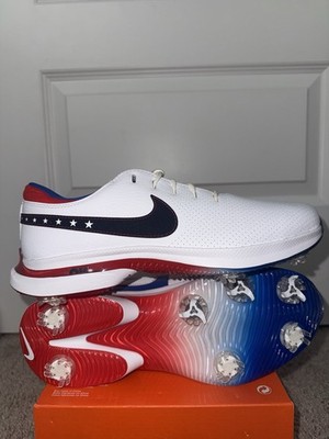 Nike Air Zoom Victory Tour 3 Golf Shoes USA White Blue Red Mens 8.5 FB8132 100 Nike Air Zoom Victory Tour 3 Nrg Usa Limited Edition White  main image 4