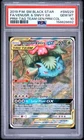 2019 POKEMON SM TAG TEAM GENERATIONS FULL ART/VENUSAUR & SNIVY GX PSA 10