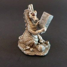 Vintage Knights Wanted Pewter Dragon 1989 Gallo Miniature