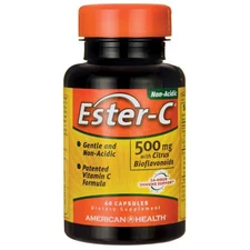 American Health Ester-C with Citrus Bioflavonoids 500 mg 60 Caps